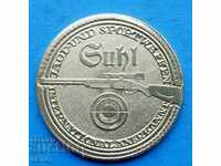 Γερμανία-ΛΔΓ-μετάλλιο-Suhl-450 χρόνια κυνηγετική βιομηχανία