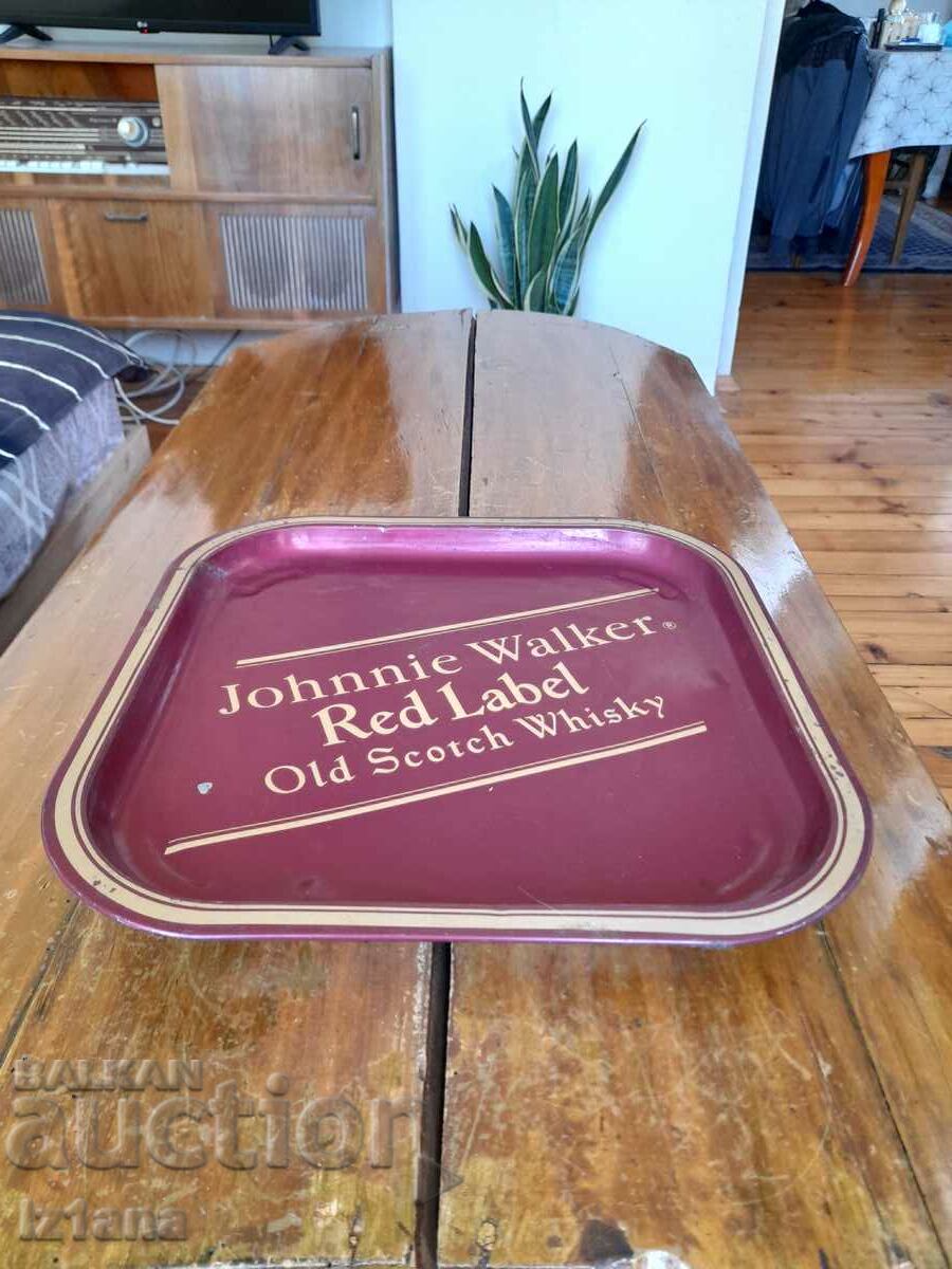 Стара табла,поднос Johnnie Walker