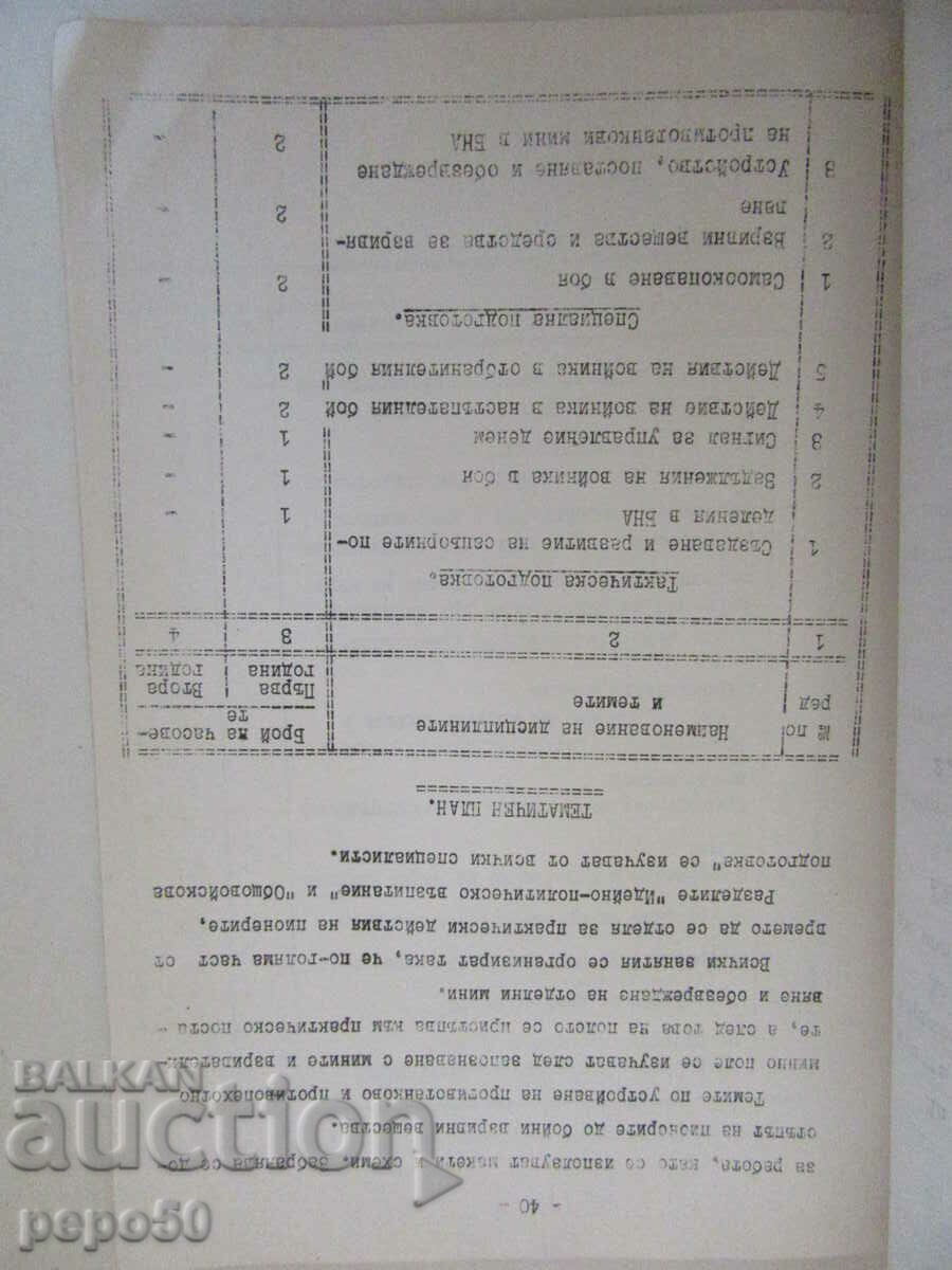 Delivery of OPERATION "BULGARIAN GLORY" - 1970 Delivery of OPERATION "BULGARIAN GLORY" - 1970