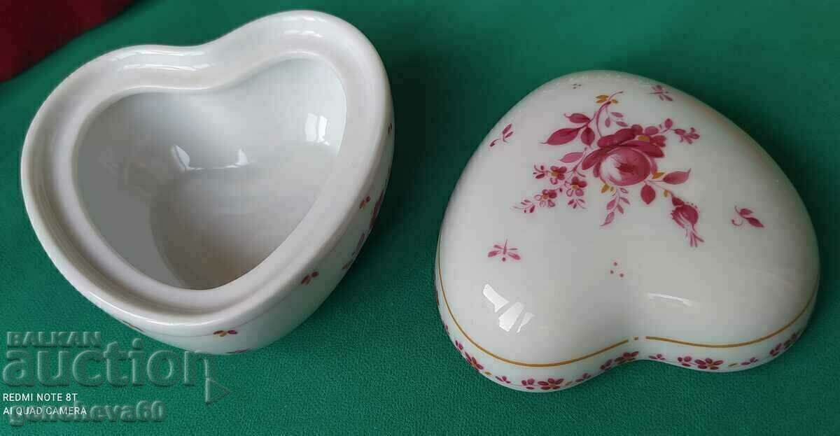 Κουτί/πορσελάνη σε σχήμα καρδιάς, σήμανση - 6 Κουτί/πορσελάνη σε σχήμα καρδιάς, σήμανση - 6