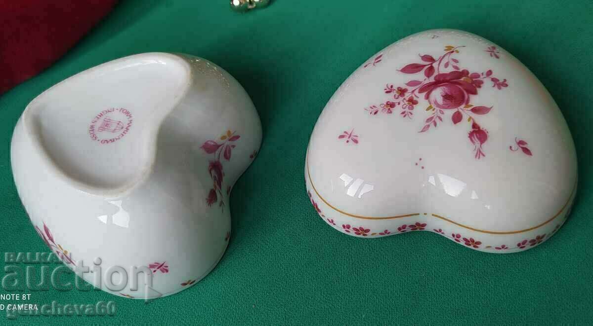 Cutie/portelan in forma de inima, marcaj - 7