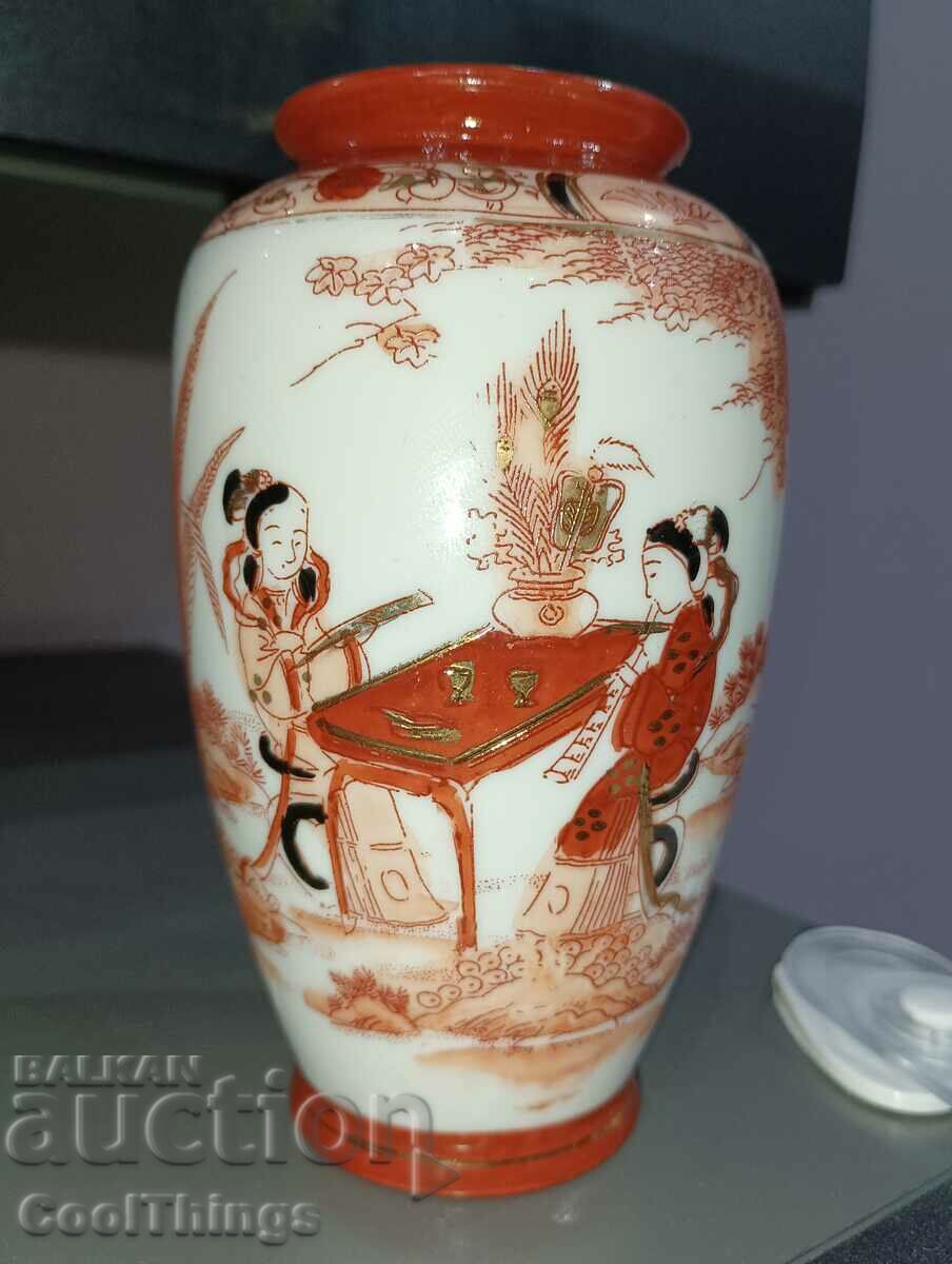 Collectible porcelain vase marked