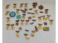 BUILDING FOR THE MOTHERLAND BRIGADIER BADGE LOT 33 NUMBERS