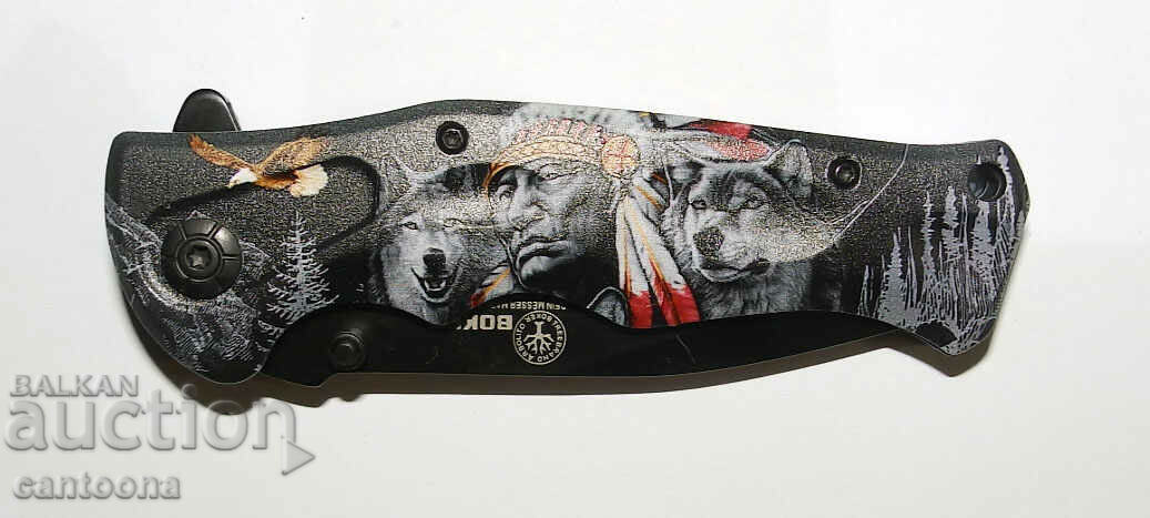 Designer folding knife BOKER PLUS 96/210, APACHI with price 10.99 BGN | € 5.62