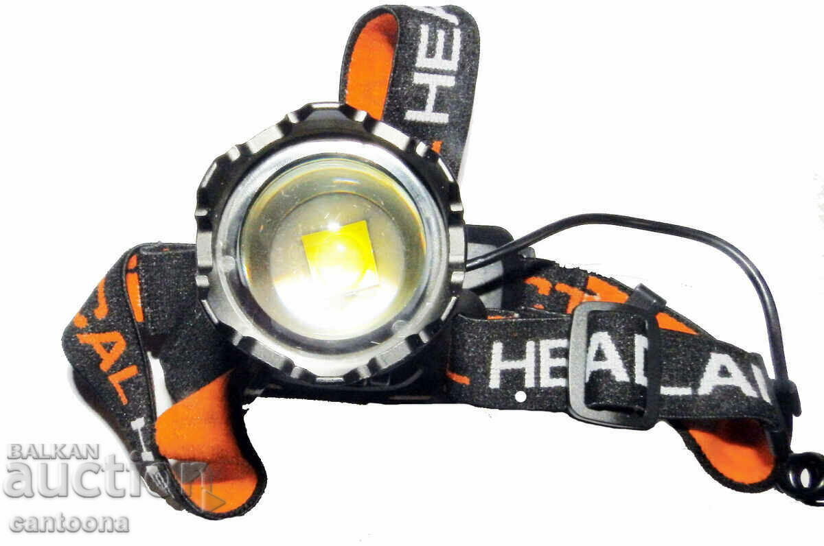 Auction Ultra Powerful Headlamp with quadruple LED diode - XHP50.2, ZOOM and USB Auction Ultra Powerful Headlamp with quadruple LED diode - XHP50.2, ZOOM and USB