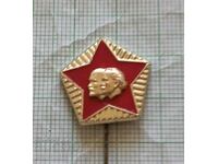 Insigna - Lenin și Georgi Dimitrov prietenie veșnică NRB URSS