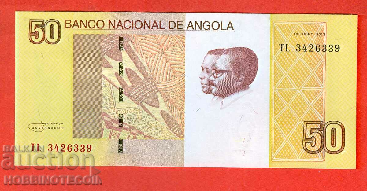ANGOLA ANGOLA 50 Kwanzaa issue - issue 2012 NEW UNC