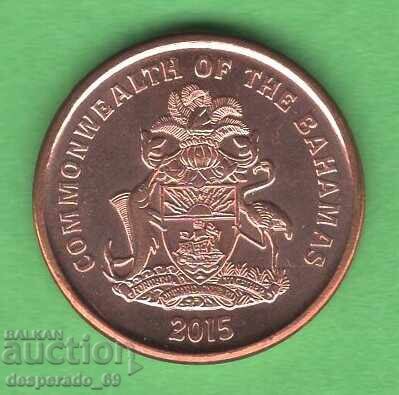 (¯`'•.¸ 1 cent 2015 BAHAMAS ISLANDS UNC- ¸.•'´¯) with price 1.00 BGN | € 0.51