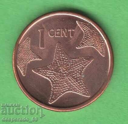 (¯`'•.¸ 1 cent 2015 BAHAMAS ISLANDS UNC- ¸.•'´¯)