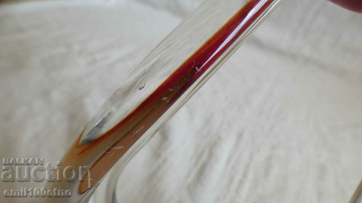 Candy box Bird colored glass handmade Murano type - 5