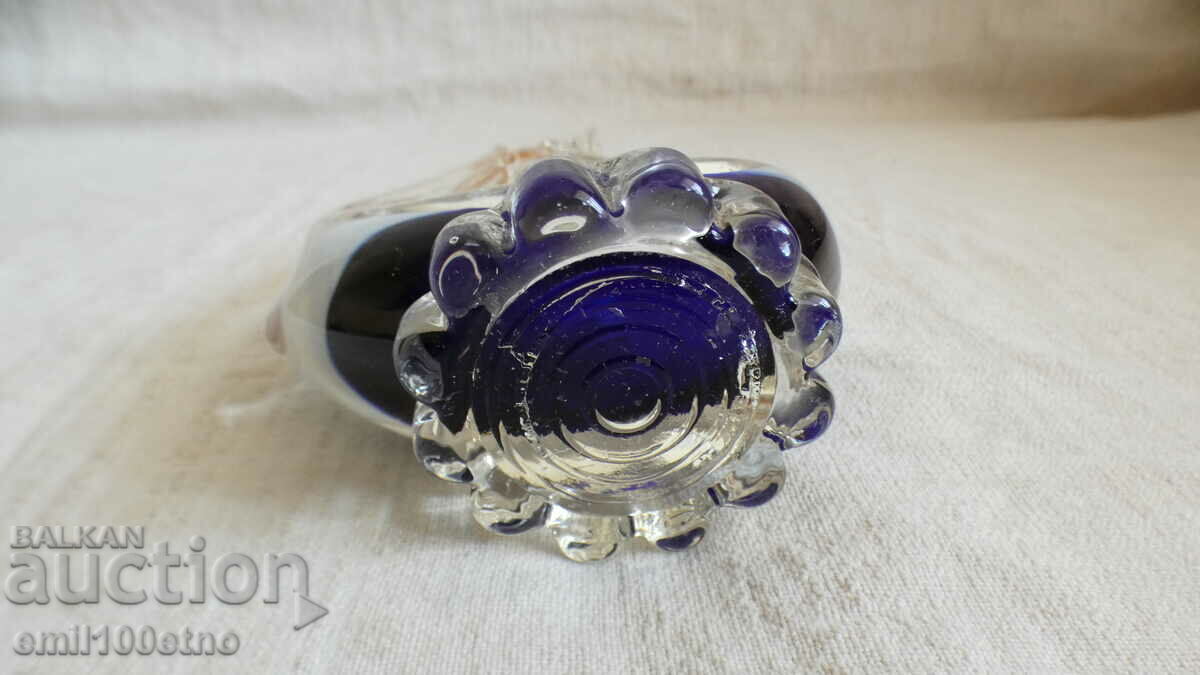 Candy box Bird colored glass handmade Murano type - 6