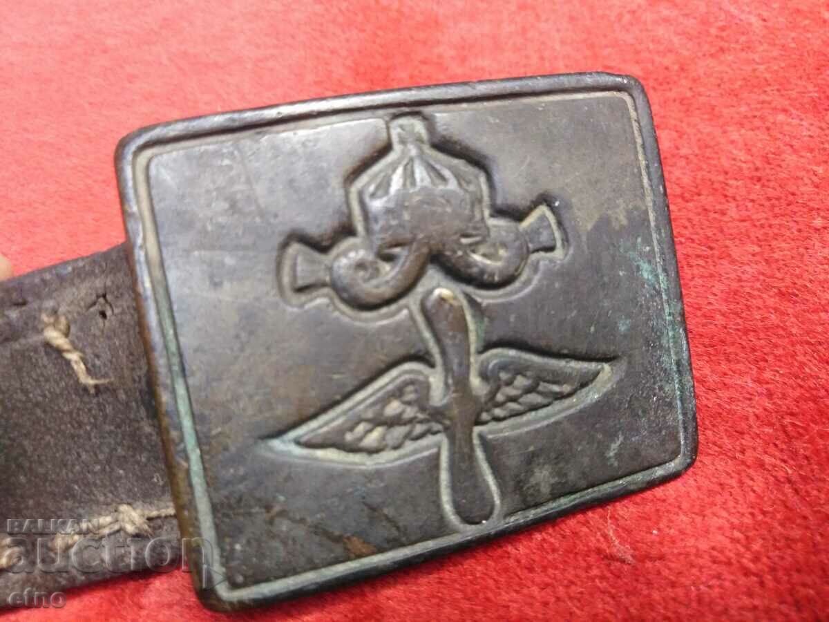 AUTHENTIC ROYAL AIR FORCE BELT WITH BUCKLE, AIRCRAFT, PILOT - 5 AUTHENTIC ROYAL AIR FORCE BELT WITH BUCKLE, AIRCRAFT, PILOT - 5