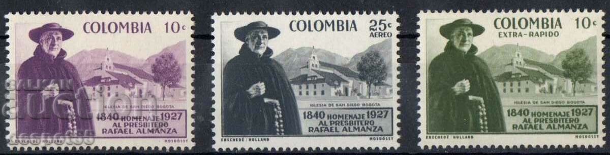1958. Colombia. Memorial to Father Almanza.