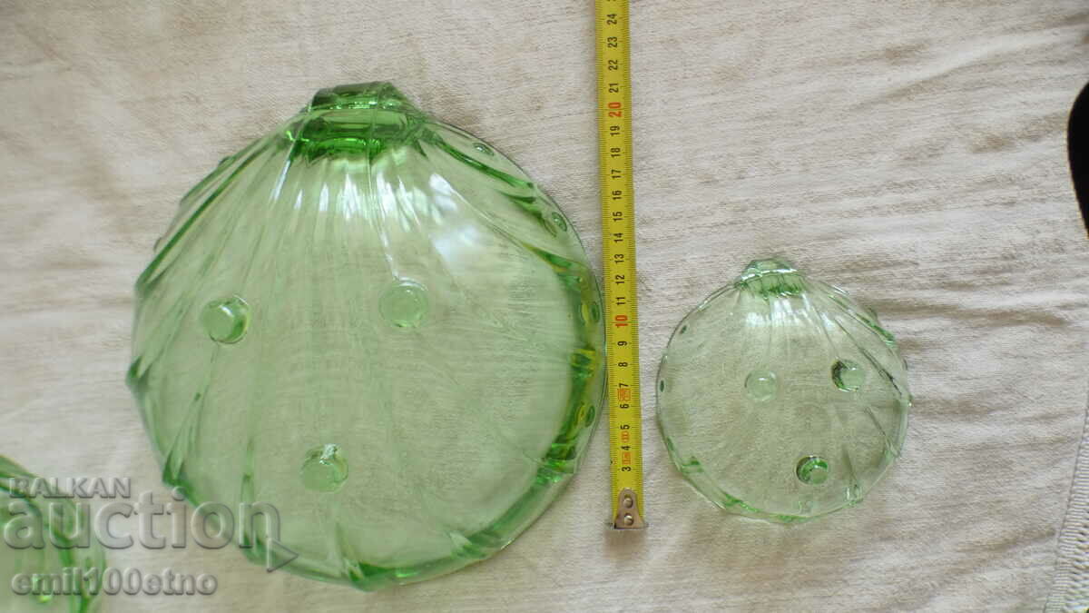 Bowl set with 5 small compote bowls in the shape of a clam - 6