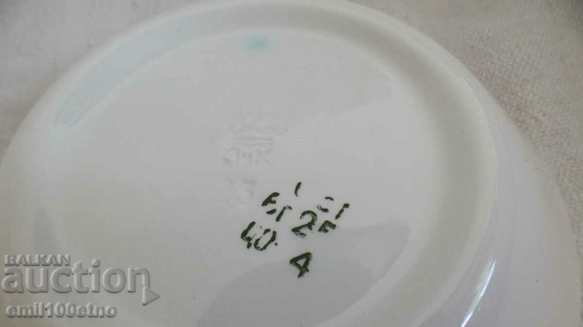 Set of 6 plates for dessert or sweets, old ZIK USSR porcelain - 5 Set of 6 plates for dessert or sweets, old ZIK USSR porcelain - 5