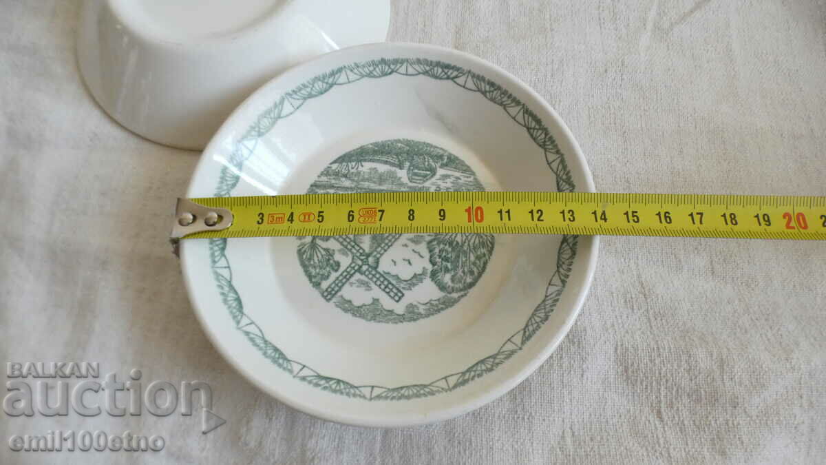 Set of 6 plates for dessert or sweets, old ZIK USSR porcelain - 6 Set of 6 plates for dessert or sweets, old ZIK USSR porcelain - 6