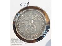 Germany Third Reich 5 stamps 1938 Silver!