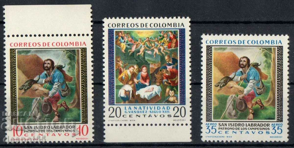 1960 Colombia. Commemoration of Saint Isidore of Madrid.