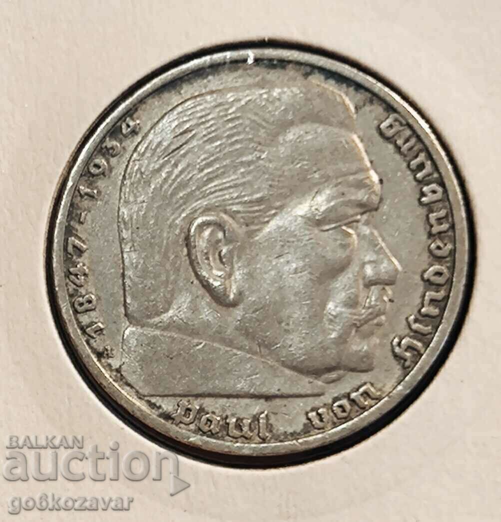 Germania Al Treilea Reich 5 timbre 1936 Argint! cu preț € 43.00 | 84.10 BGN