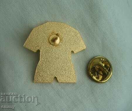 Auction Football badge - football team of Manchester United, England Auction Football badge - football team of Manchester United, England