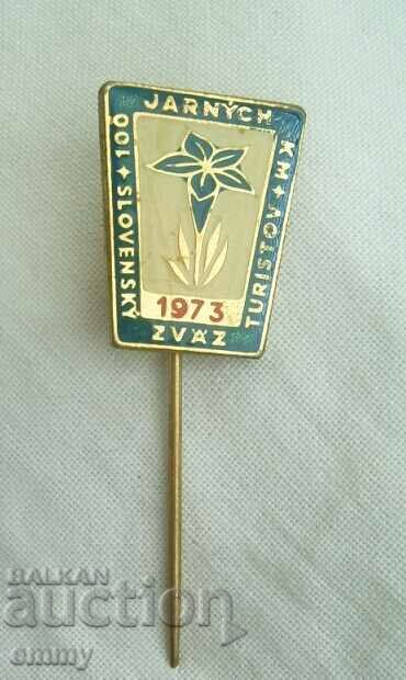 Tourism Badge - Slovak Tourist Union, 1973