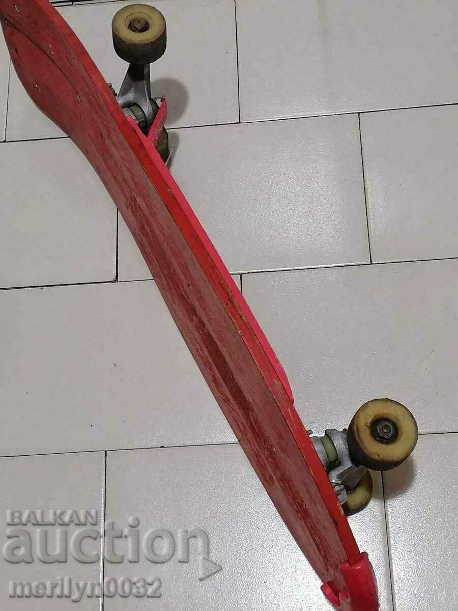 Auction  Bulgarian skateboard 76/25cm 1989 NRB with Michael Jackson