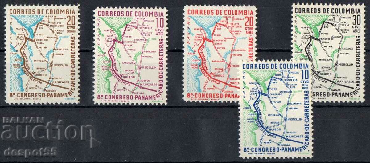 1961. Колумбия. 8-ми Панамерикански магистрален конгрес.