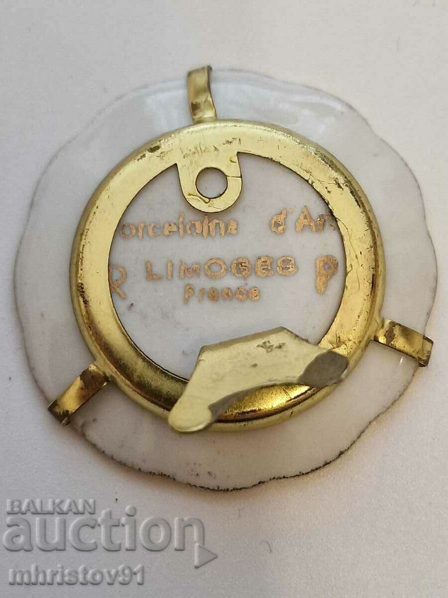 Limoges porcelain miniature plate with price 25.00 BGN | € 12.78 Limoges porcelain miniature plate with price 25.00 BGN | € 12.78