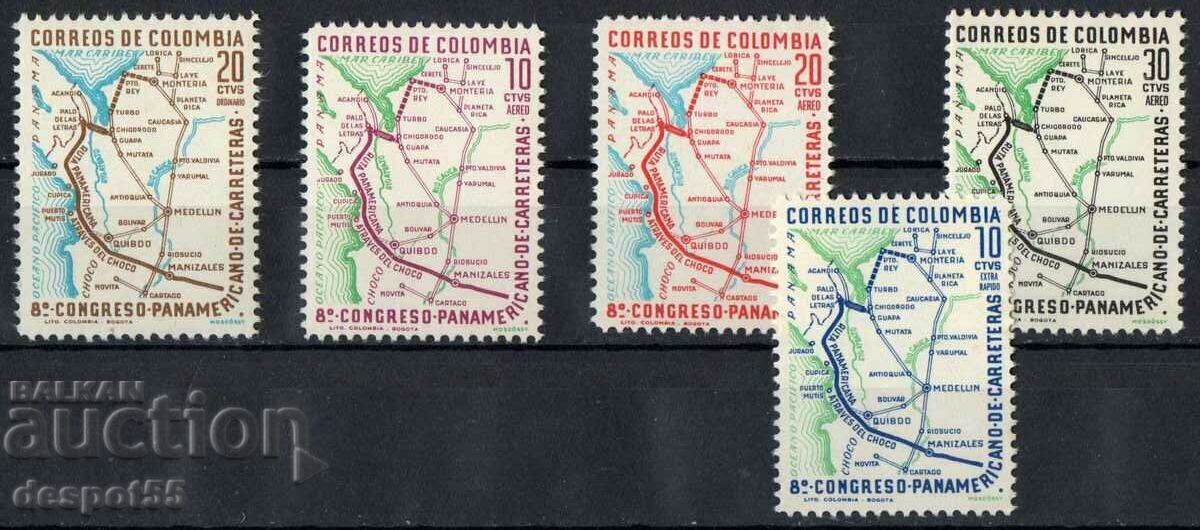 1961. Colombia. 8th Pan American Highway Congress.