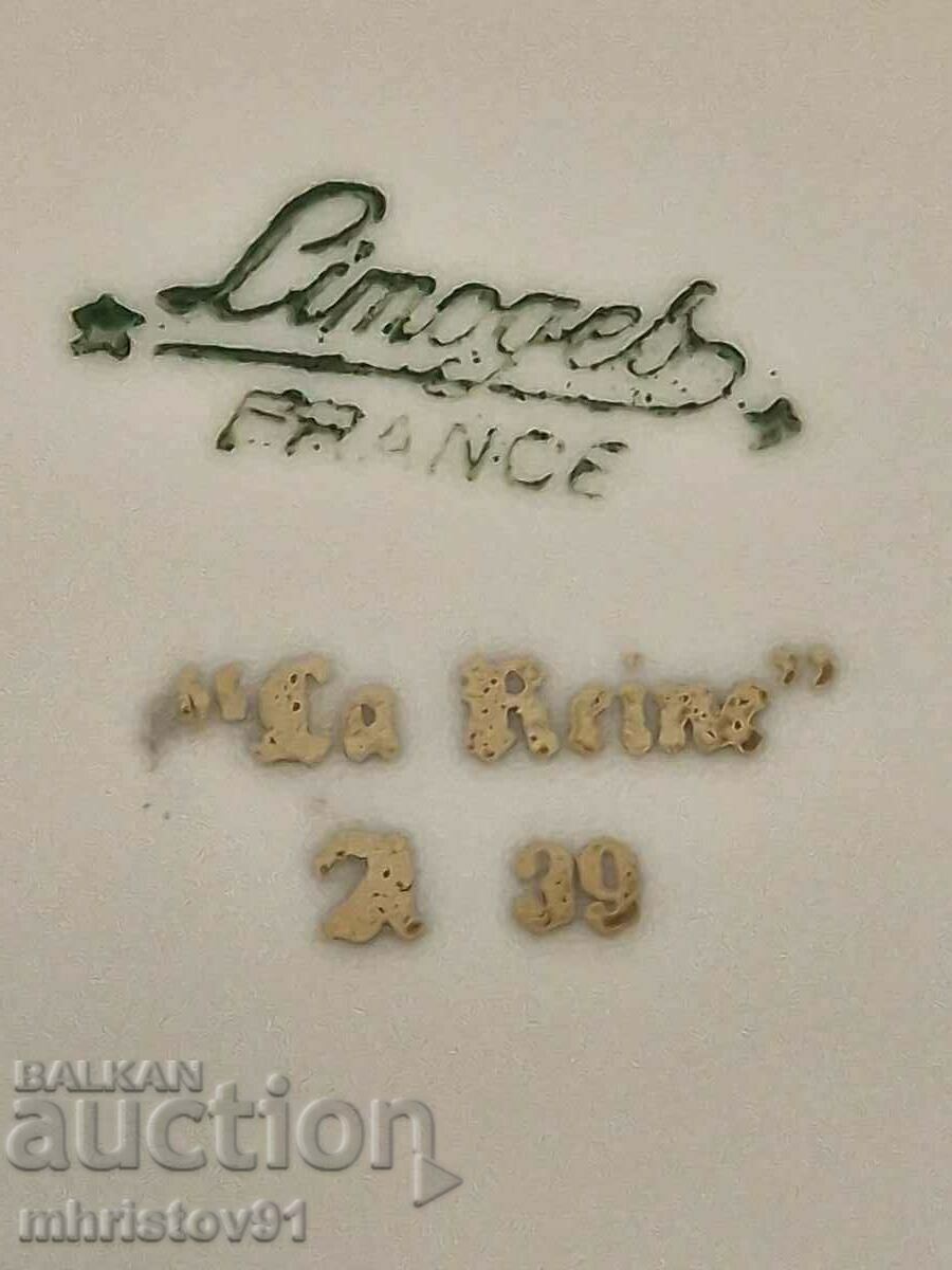 Delivery of Limoges deep porcelain plate Delivery of Limoges deep porcelain plate