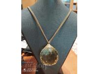 Колие голяма топка стъкло