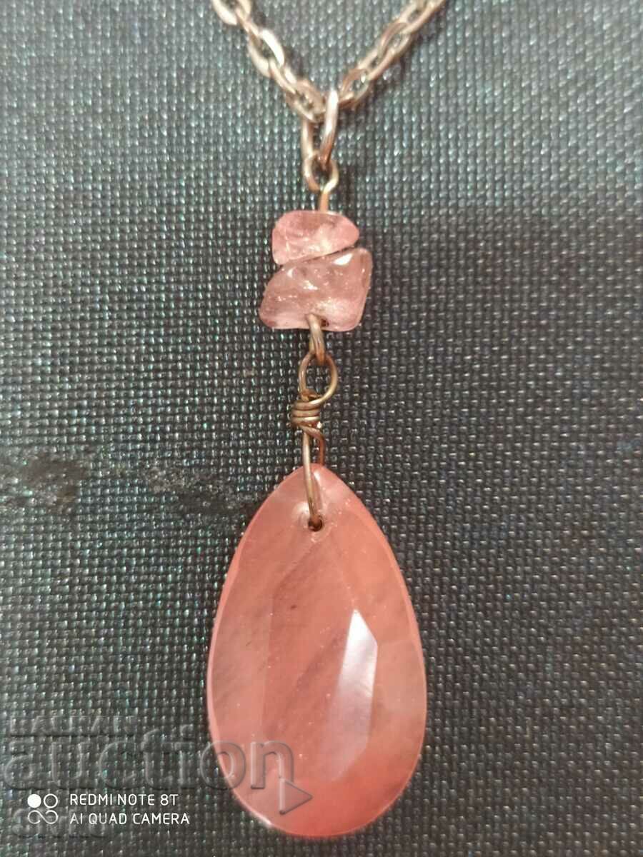 Necklace natural stones