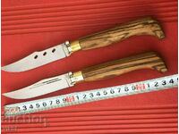 Folding knives 2 models Walnut 105x230