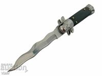 Folding automatic knife stiletto 100x224 mm-serpentine