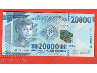 GUINEA GUINEA 20000 - 20000 Franci emisiune 2015 NOU UNC