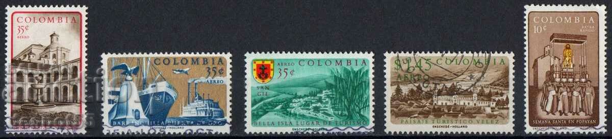 1961 Колумбия. Туризъм - Департаменти на Атлантическия океан