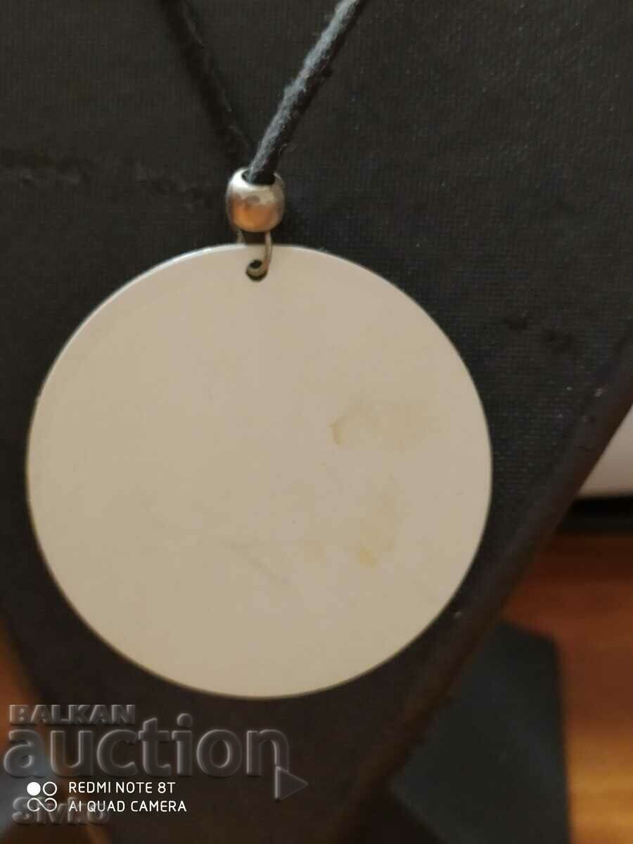 Auction Hand painted cupcake necklace Auction Hand painted cupcake necklace