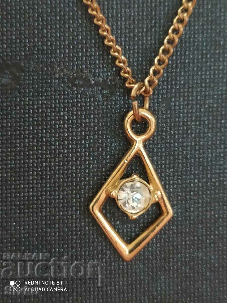 Necklace new gold-plated zircon 4