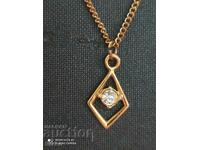 Necklace new gold-plated zircon 4