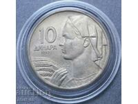 10 dinars 1963