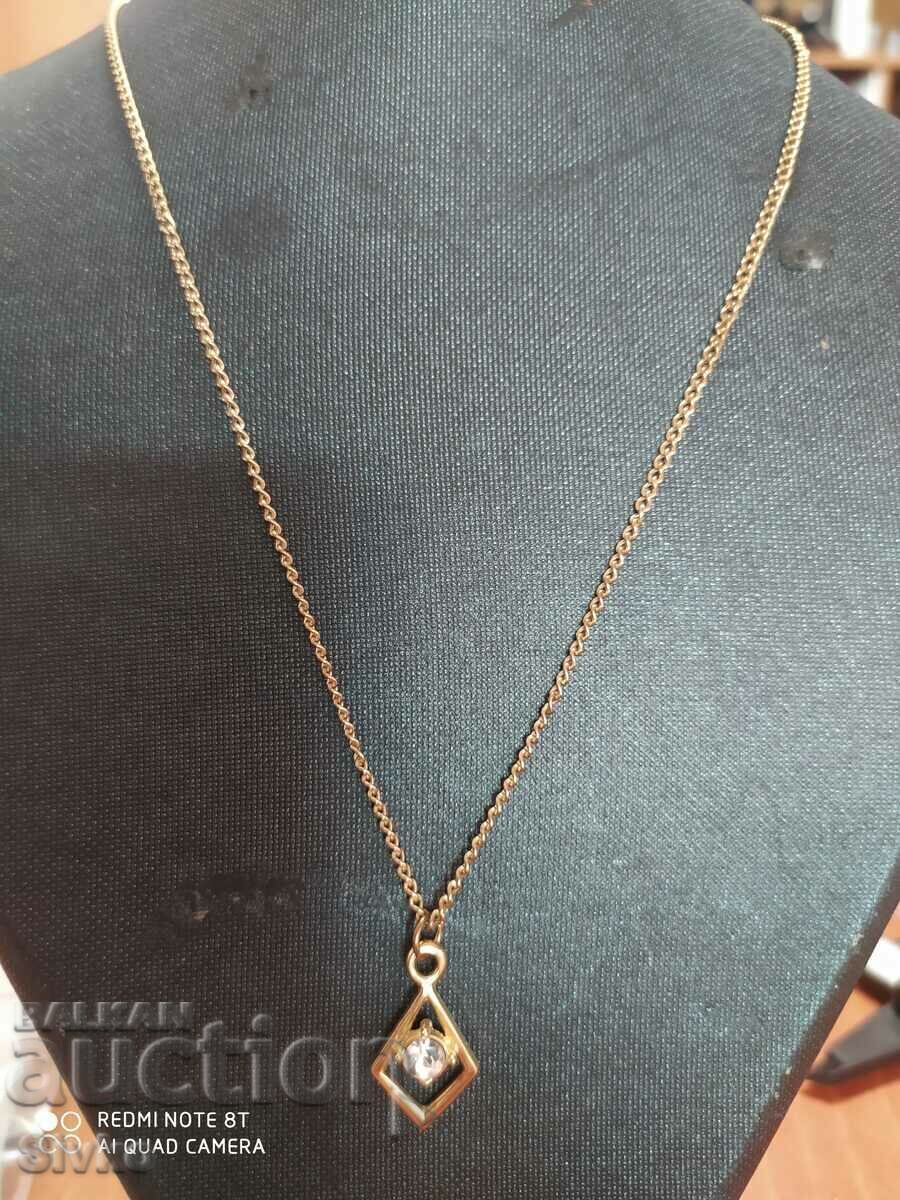 Necklace new gold-plated zircon 10 with price 0.69 BGN | € 0.35 Necklace new gold-plated zircon 10 with price 0.69 BGN | € 0.35