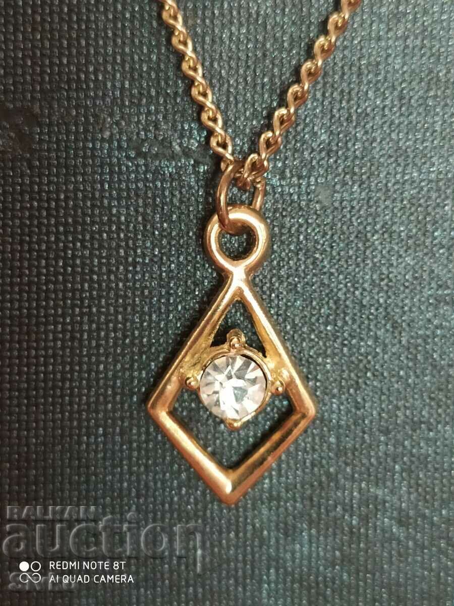 Necklace new gold-plated zircon 10 Necklace new gold-plated zircon 10