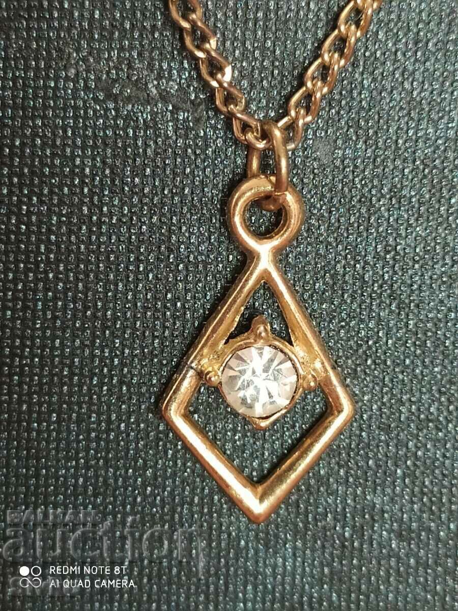 Necklace new gold-plated zircon 12 Necklace new gold-plated zircon 12