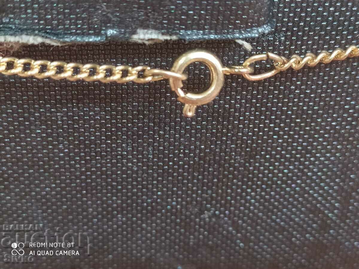 Auction  Necklace new gold-plated zircon 15