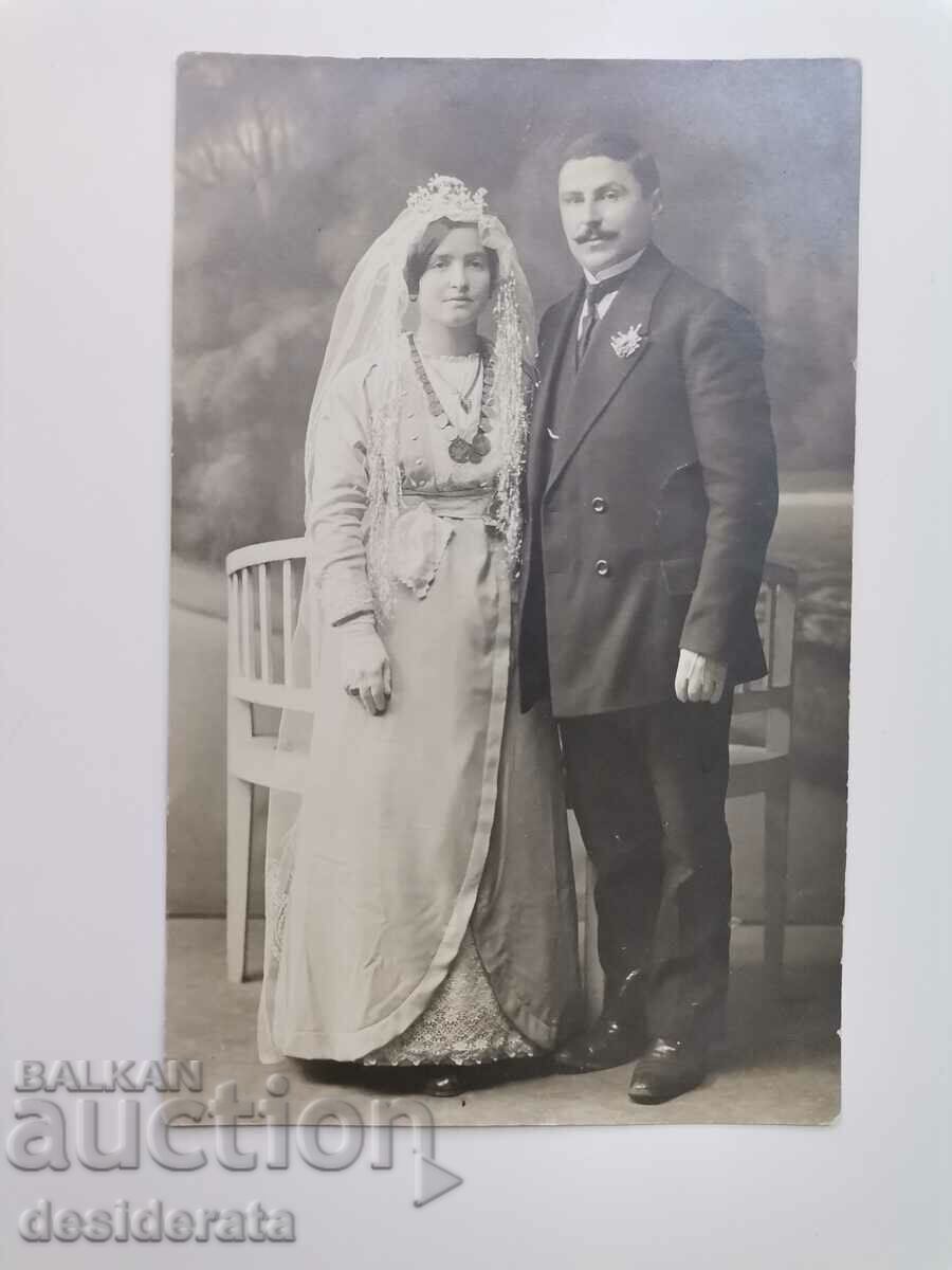Old photograph, Kaidamovi family, Karlovo town