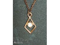 Necklace new gold-plated zircon 11