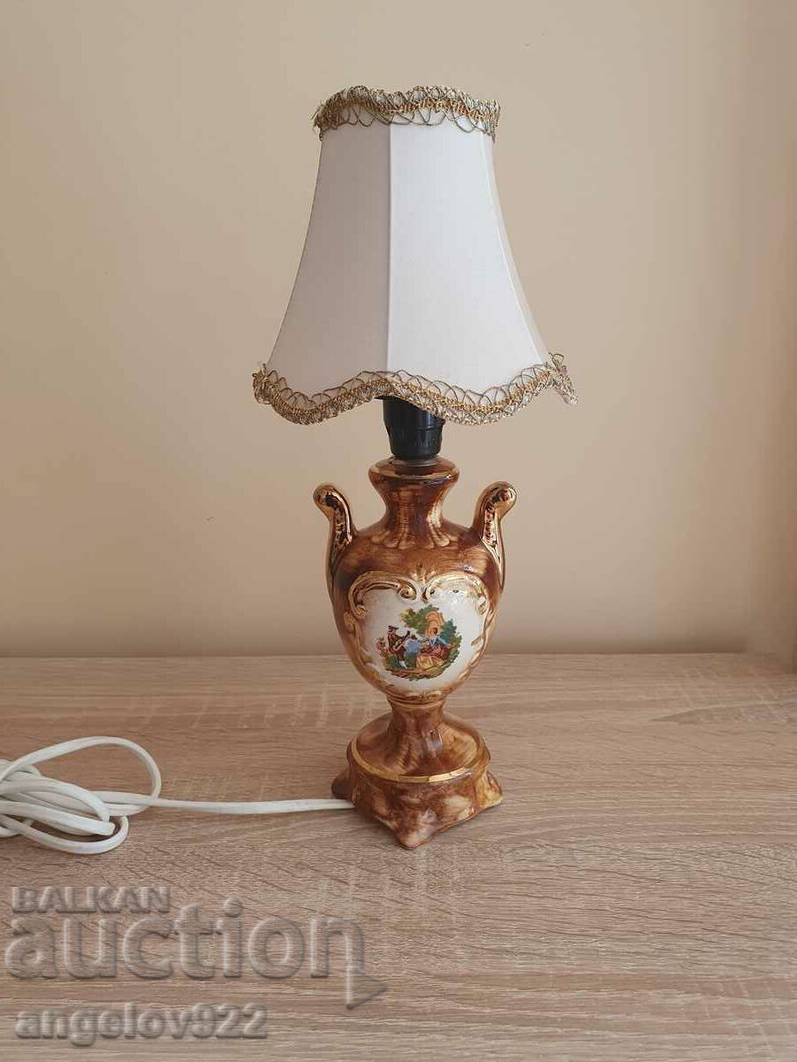 Italian porcelain night lamp