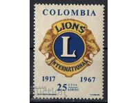 1967. Колумбия. 50-та годишнина на Lions International.