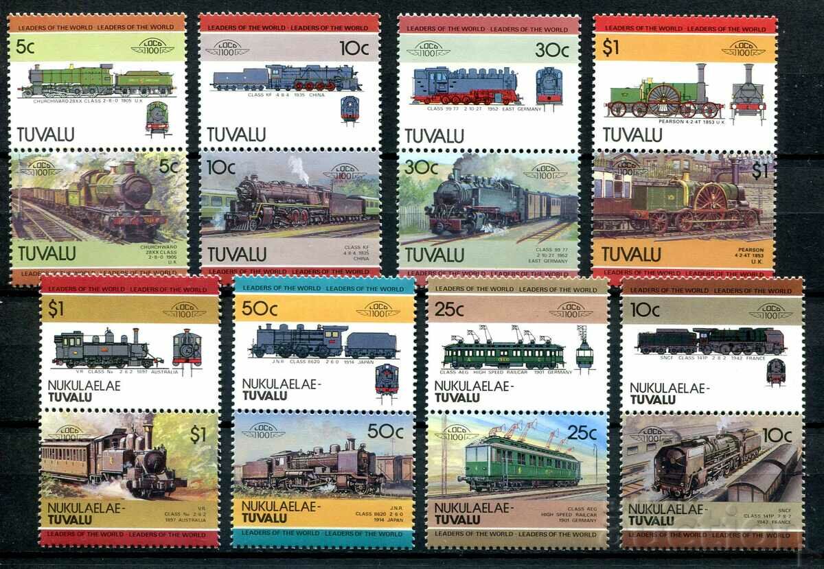 Tuvalu+ MnH - Locomotive [2 serii complete]