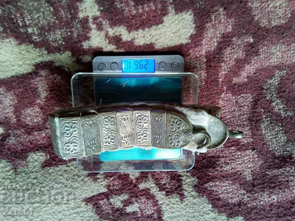 Auction Old silver belt Auction Old silver belt